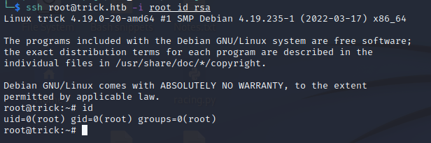 root shell over ssh